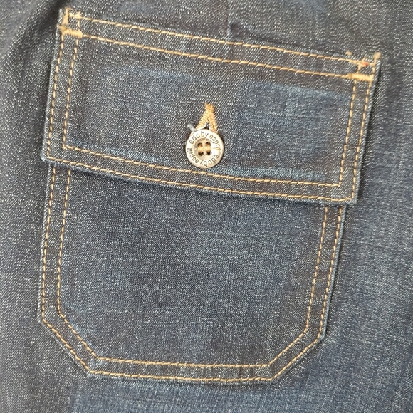edc by Esprit Cropped Carpenter Cargo Jeans Size 9 - Picture 9 of 16
